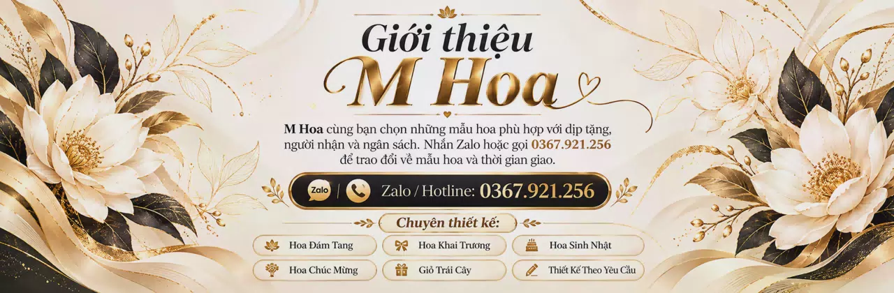 Ảnh bìa Shop hoa tươi Tuy Hòa - Từ lời nhắn đến món hoa vừa ý